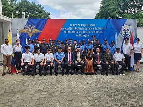 Clausura de los cursos internacionales en el Centro de Capacitación del Ministerio del Interior de Rusia en Nicaragua
