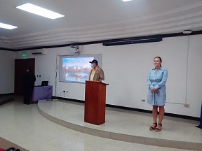 En la Universidad Nacional Autónoma de Nicaragua se celebró una conferencia sobre historia y política de Rusia