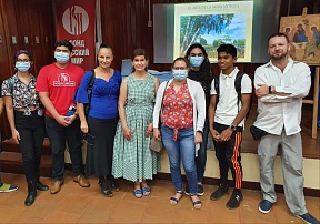 Conferencia sobre la historia del Arte de la Rusia Antigua en la Universidad Nacional Autónoma de Nicaragua (UNAN-Managua)