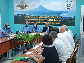 Embajador de Rusia participa en la reunión del Centro de capacitación del Ministerio del Interior en Nicaragua