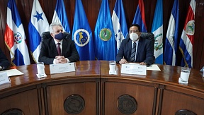 Visita del Embajador de Rusia en Nicaragua a la sede de la Corte Centroamericana de Justicia