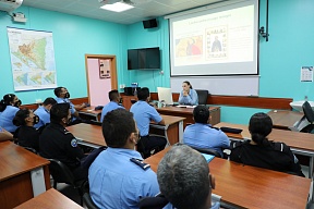 Conferencia sobre la historia rusa en el Centro de Capacitación del Ministerio del Interior de Rusia en Nicaragua