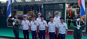 Ofrendas florales fueron depositados al Monumento del Mariscal Zhukov en Nicaragua
