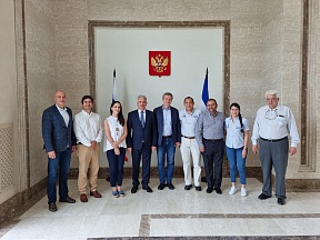Reunión del Embajador de Rusia con los directivos de las cámaras comerciales bilaterales de Nicaragua y El Salvador