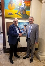 La reunión del Embajador con el Rector de la Universidad Nacional Autónoma de Honduras