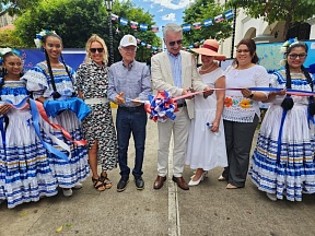 La inauguración de la exhibición en la cuidad hermana de Khonstadt La inauguración de la exhibición en la cuidad hermana de Khonstadt