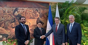 La visita a Nicaragua del Representante Especial del Ministro de Asuntos Exteriores de Rusia para las relaciones con los países de América Latina y el Caribe, el Director del Departamento de América Latina del Ministerio de Asuntos Exteriores de Rusia, Al
