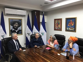 La visita de cortesía del Embajador de Rusia al Presidente de la Asamblea Nacional de Nicaragua