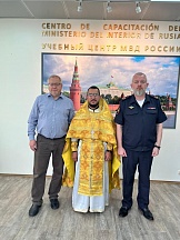 La Divina Liturgia en el Centro de Capacitación del Ministerio del Interior de Rusia en Managua