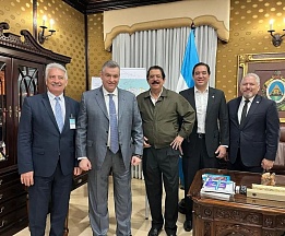 La reunión en la Casa Presidencial de Honduras La reunión en la Casa Presidencial de Honduras