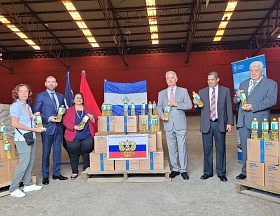 LA ENTREGA A NICARAGUA DE LA AYUDA HUMANITARIA RUSA A TRAVÉS DEL PROGRAMA MUNDIAL DE ALIMENTOS 